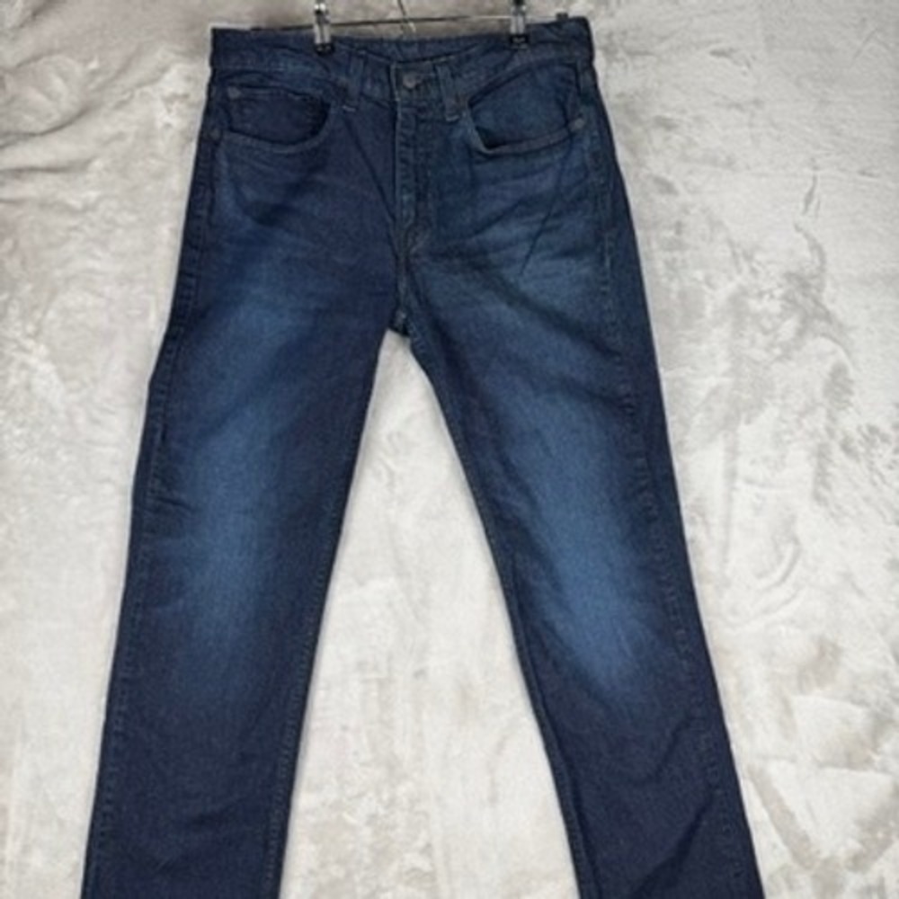 Levi Strauss Co 514 Mens Jeans Dark Wash Straight Fit Size 34x32